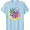 Dora the Explorer I’m Backpack Mo-Mo-Mochila! Chest Logo T-Shirt(Baby Blue)