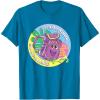 Dora the Explorer I’m Backpack Mo-Mo-Mochila! Chest Logo T-Shirt(Sapphire Blue)