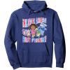 Dora the Explorer ¡Mejores Amigos! Best Friends Chest Logo Pullover Hoodie(Navy Blue)