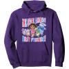 Dora the Explorer ¡Mejores Amigos! Best Friends Chest Logo Pullover Hoodie(Purple)