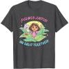 Dora the Explorer ¡Pudimos Juntos! We Did It Together! Logo T-Shirt(Dark Heather Grey)