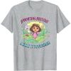 Dora the Explorer ¡Pudimos Juntos! We Did It Together! Logo T-Shirt(Heather Grey)