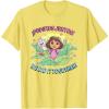 Dora the Explorer ¡Pudimos Juntos! We Did It Together! Logo T-Shirt(Lemon Yellow)