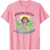 Dora the Explorer ¡Pudimos Juntos! We Did It Together! Logo T-Shirt(Pink)