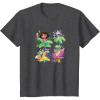 Kids Dora (2024) – Character Grid T-Shirt(Dark Heather Grey)