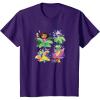 Kids Dora (2024) – Character Grid T-Shirt(Purple)