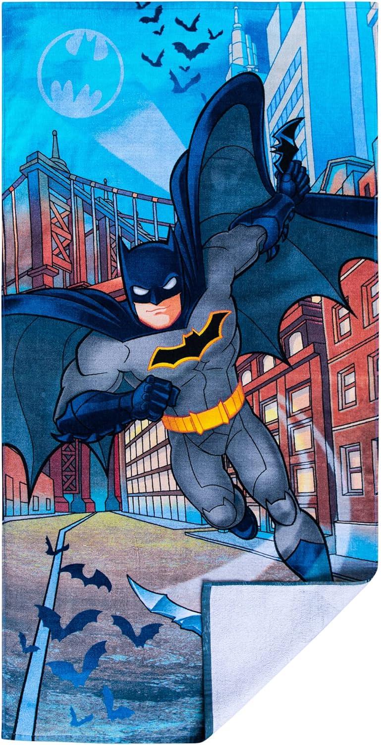 imageFranco Dora The Explorer Kids Super Soft Cotton BathPoolBeach Towel 58 in x 28 in Offically Licensed ProductBatman