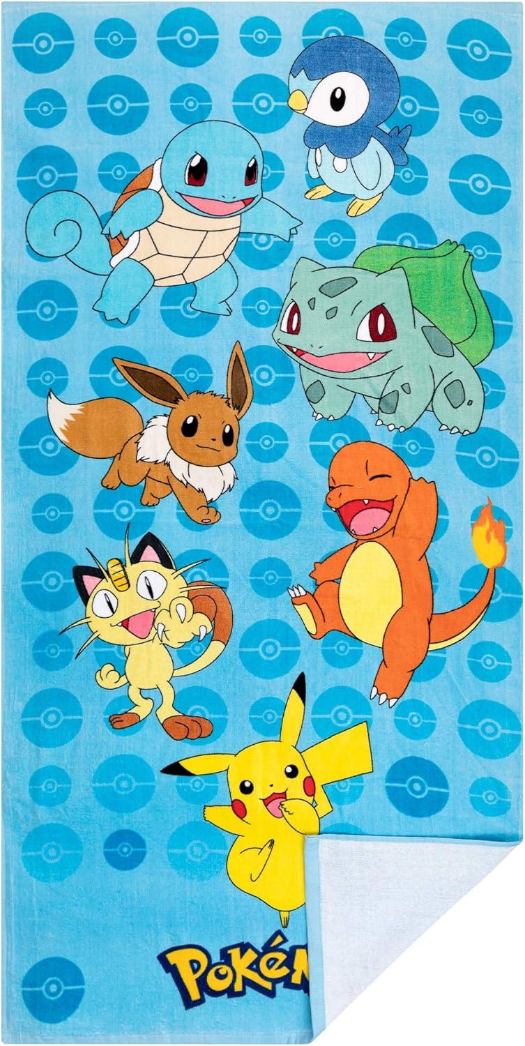 imageFranco Dora The Explorer Kids Super Soft Cotton BathPoolBeach Towel 58 in x 28 in Offically Licensed ProductPokemon Power Group