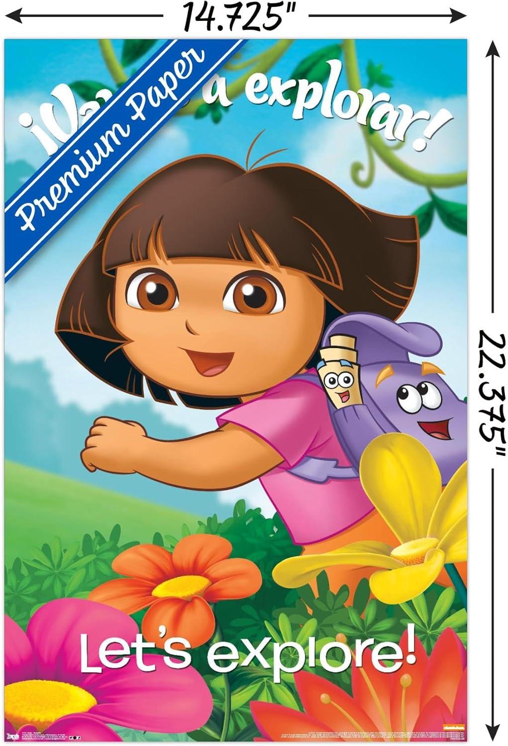 imageTrends International Nickelodeon Dora The Explorer Explore Wall Poster 22375quot x 34quot Premium Unframed VersionPremium Unframed Version