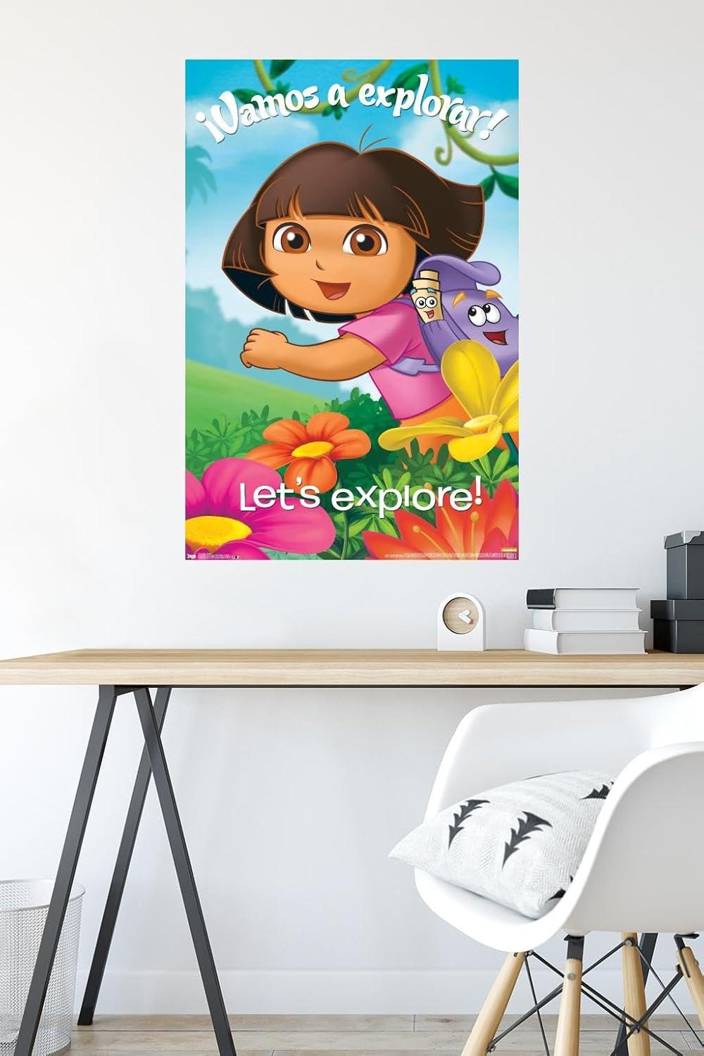 imageTrends International Nickelodeon Dora The Explorer Explore Wall Poster 22375quot x 34quot Premium Unframed VersionPremium Unframed Version