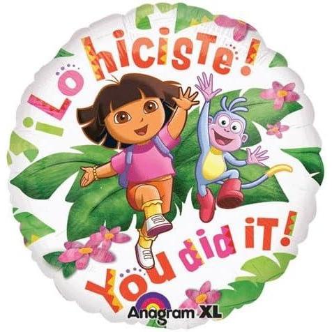 imageAnagram 21151 Dora The Explorer You Did It Foil Mylar Party Balloon 18quot Multicolor Pack of 1
