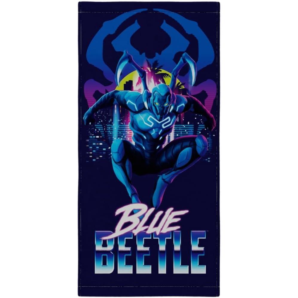 imageFranco Dora The Explorer Kids Super Soft Cotton BathPoolBeach Towel 58 in x 28 in Offically Licensed ProductBlue Beetle