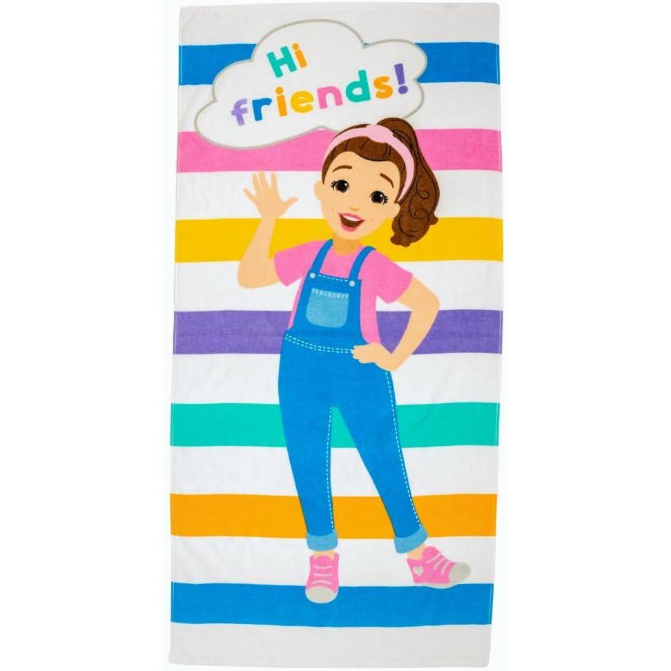 imageFranco Dora The Explorer Kids Super Soft Cotton BathPoolBeach Towel 58 in x 28 in Offically Licensed ProductMs Rachel