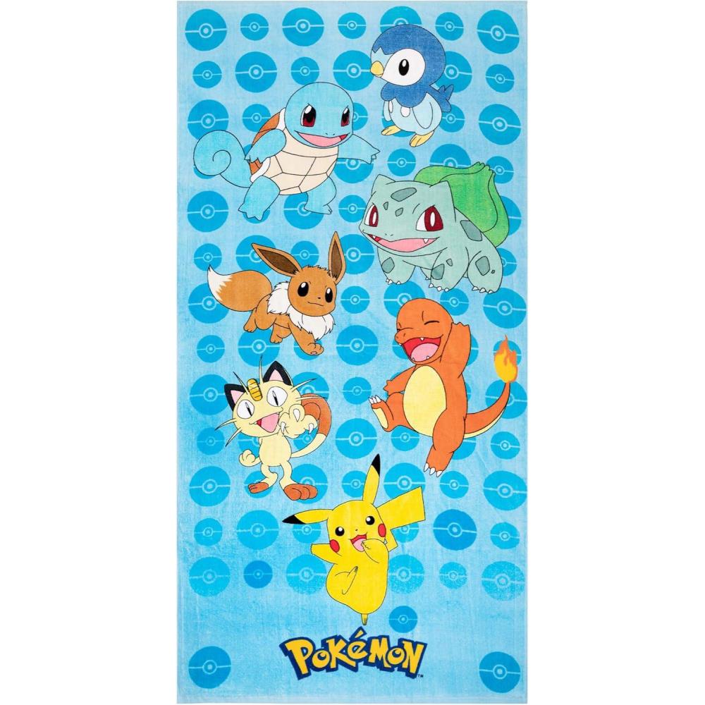 imageFranco Dora The Explorer Kids Super Soft Cotton BathPoolBeach Towel 58 in x 28 in Offically Licensed ProductPokemon Power Group