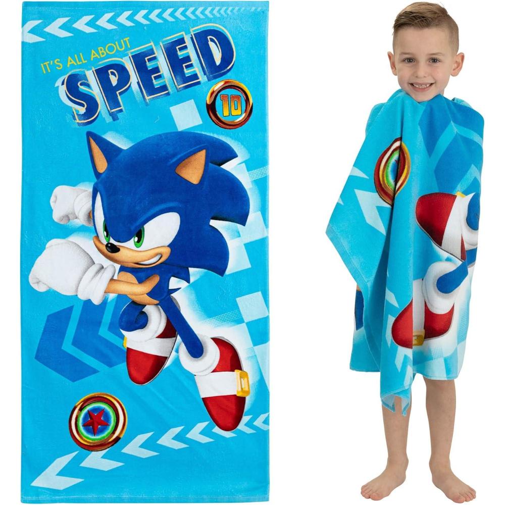 imageFranco Dora The Explorer Kids Super Soft Cotton BathPoolBeach Towel 58 in x 28 in Offically Licensed ProductSonic