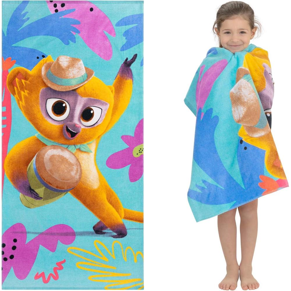 imageFranco Dora The Explorer Kids Super Soft Cotton BathPoolBeach Towel 58 in x 28 in Offically Licensed ProductSony Vivo
