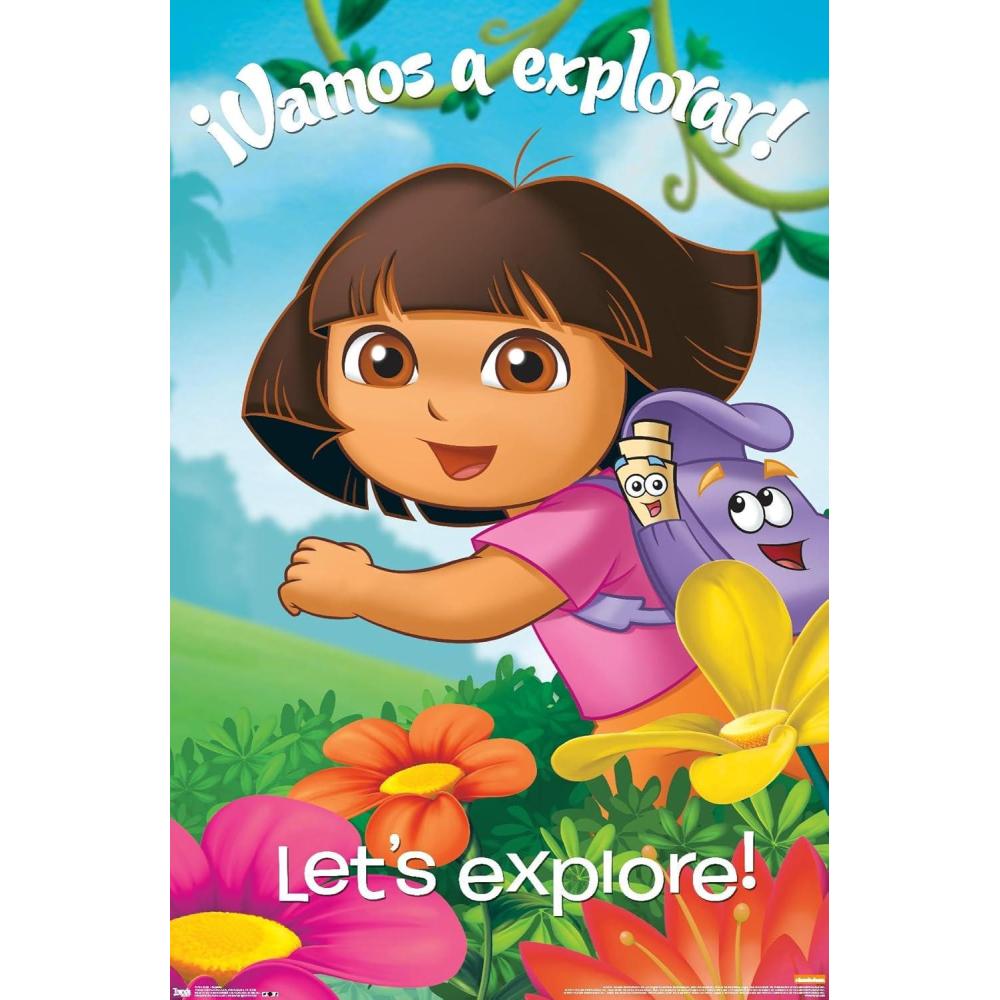 imageTrends International Nickelodeon Dora The Explorer Explore Wall Poster 22375quot x 34quot Premium Unframed VersionPremium Unframed Version