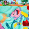 Franco Dora The Explorer Kids Super Soft Cotton Bath/Pool/Beach Towel, 58 in x 28 in, (Offically Licensed Product)(Dora the Explorer)
