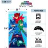 Franco Dora The Explorer Kids Super Soft Cotton Bath/Pool/Beach Towel, 58 in x 28 in, (Offically Licensed Product)(Pj Masks)