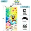 Franco Dora The Explorer Kids Super Soft Cotton Bath/Pool/Beach Towel, 58 in x 28 in, (Offically Licensed Product)(Spongebob Squarepants)