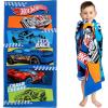 Franco Dora The Explorer Kids Super Soft Cotton Bath/Pool/Beach Towel, 58 in x 28 in, (Offically Licensed Product)(Hot Wheels)
