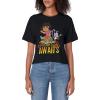 Dora the Explorer Adventure Awaits Dora and Boots Portrait Women’s Crop Top(Black)
