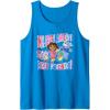 Dora the Explorer ¡Mejores Amigos! Best Friends Chest Logo Tank Top(Sapphire Blue)
