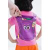 DORA Nickelodeon Girls Cosplay T-Shirt & French Terry Shorts Outfit Set Toddler to Little Kid Sizes (2T – 7-8)(Pink / Orange)