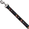 Dog Leash Dora Boots Pose Floral Lets Play Vamos A Jugar Black 4 Feet Long 1.0 Inch Wide(6 Feet Long – 1″ Wide)