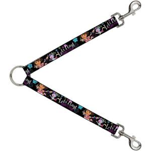 Dora Dog Leash Splitter Boots Pose Floral Lets Play Vamos A Jugar Black 1 Foot Long 1 Inch Wide(1″ x 30″)