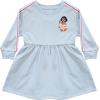 Dora Girls Dora The Explorer Girls’ Puff Ink Long Sleeve Front & Back Toddler Dress(Pale Blue)