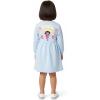 Dora Girls Dora The Explorer Girls’ Puff Ink Long Sleeve Front & Back Toddler Dress(Pale Blue)